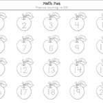 Trace Numbers 1 20 For Kindergarten Kids Learning Activity