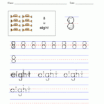 Tracing Guide Number Eight 8