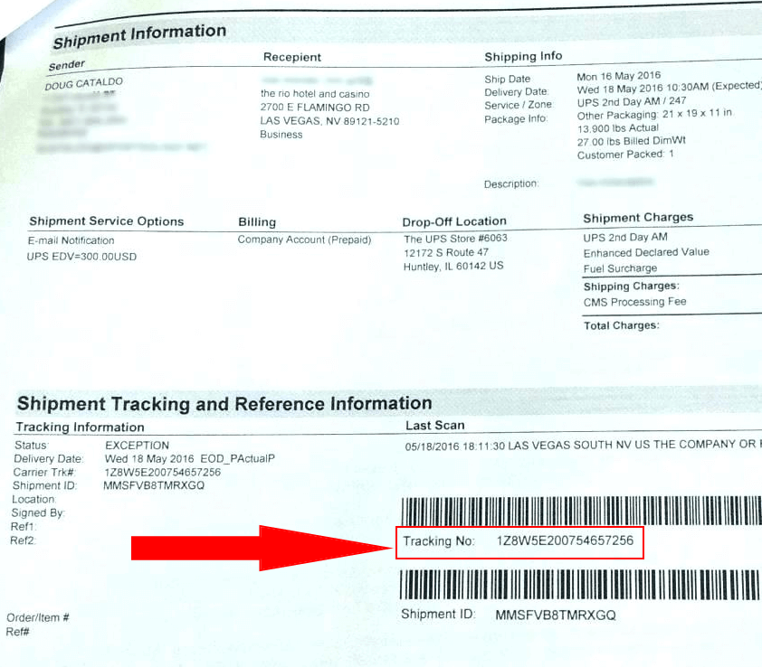 UPS Tracking K2track