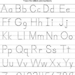 Writing Letters And Numbers Traditional Style