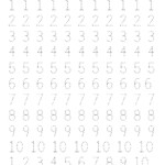 Writing Numbers Worksheet For Kids 101 Activity