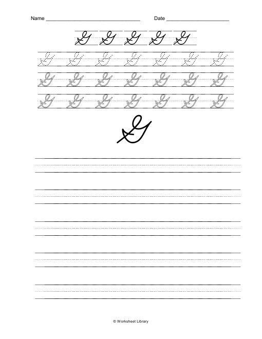 Zaner Bloser Handwriting Worksheets