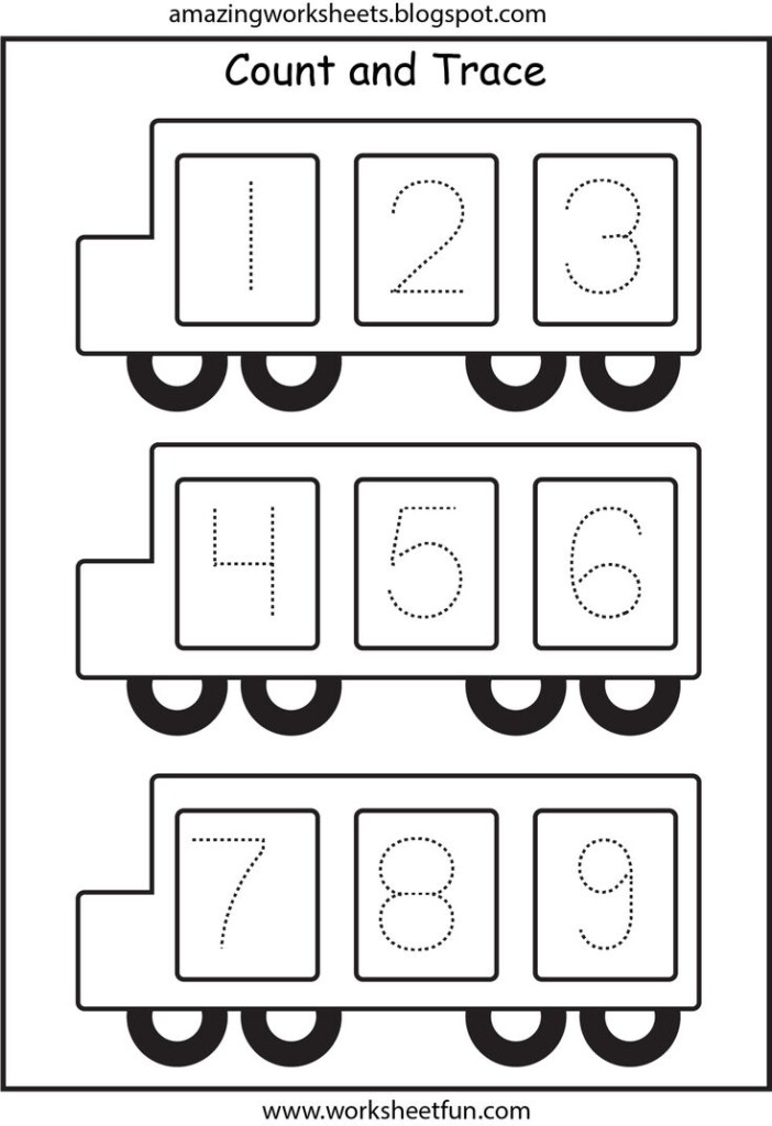 Bus Number Tracing 1 9 Activit s De Maternelle Graphisme Pinterest