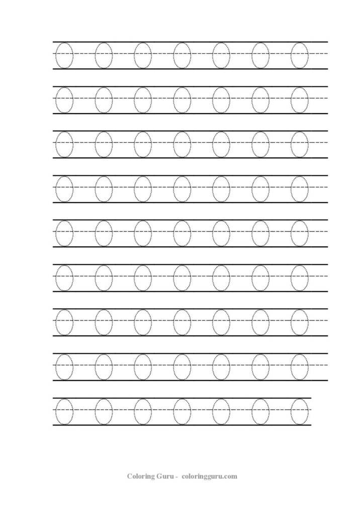 Free Printable Tracing Number 0 Worksheets Handwriting Worksheets For 