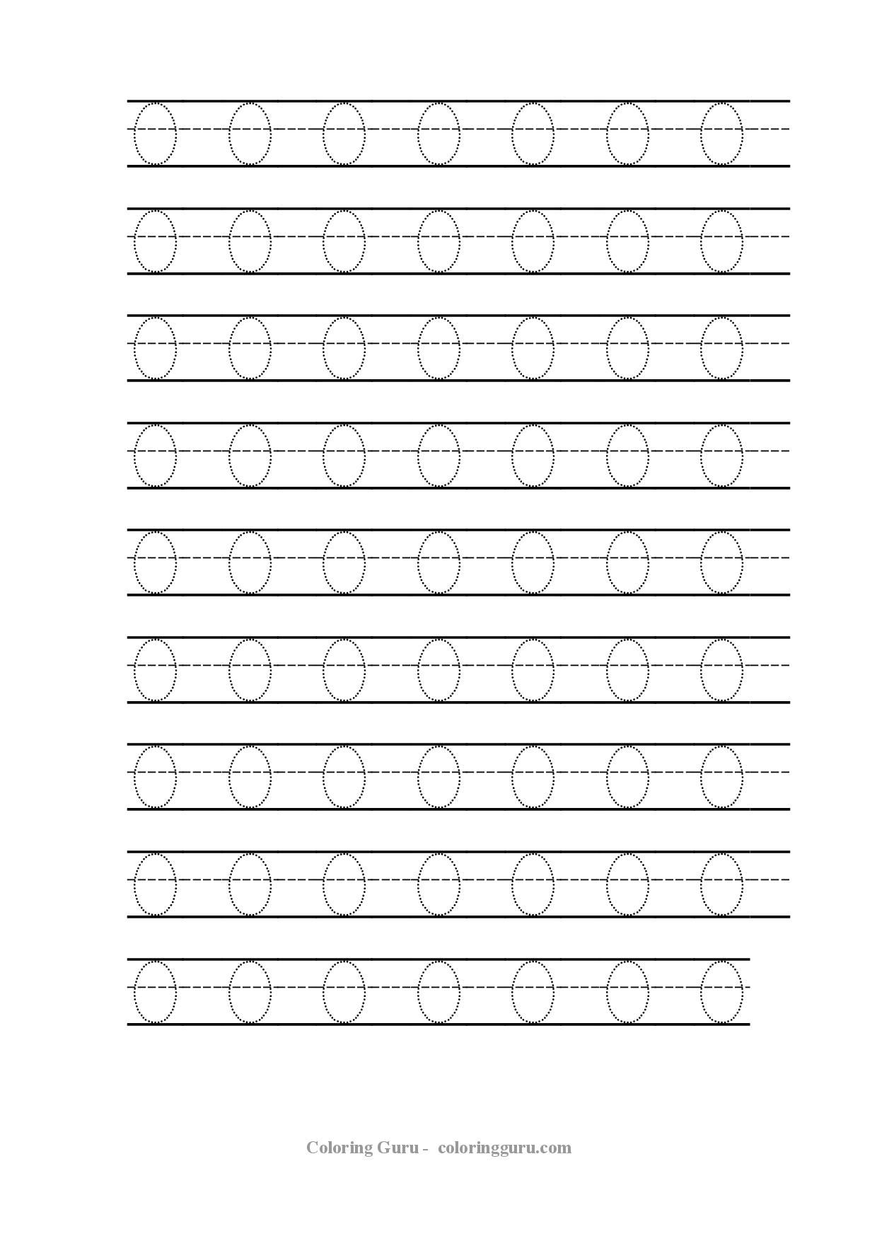 Free Printable Tracing Number 0 Worksheets Handwriting Worksheets For