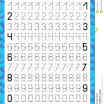 Numbers 0 9 Tracing Worksheet For Kids Preschool Worksheet