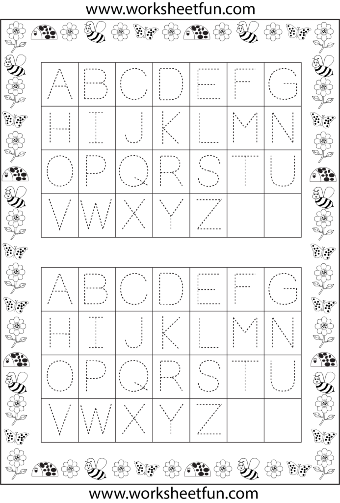 Oodles Of Letter And Number Tracing Sheets 