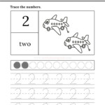 Preschool Number Tracing Sheets 1 To 10 Printable And Online