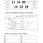 Tracing Numbers 10 20 Worksheets Numbersworksheetcom 10 20 Numbers