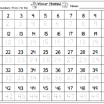 Winter Themed Writing And Tracing Numbers 1 50 Made By Teachers