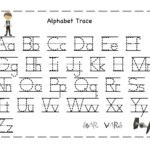 Alphabet Tracing Letters Font TracingLettersWorksheets