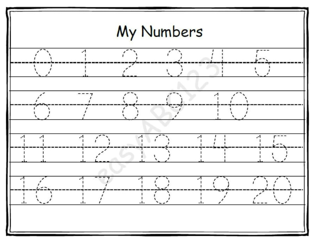 Counting Worksheets For Numbers 0 20 Counting Worksheets Numbers 0 20 