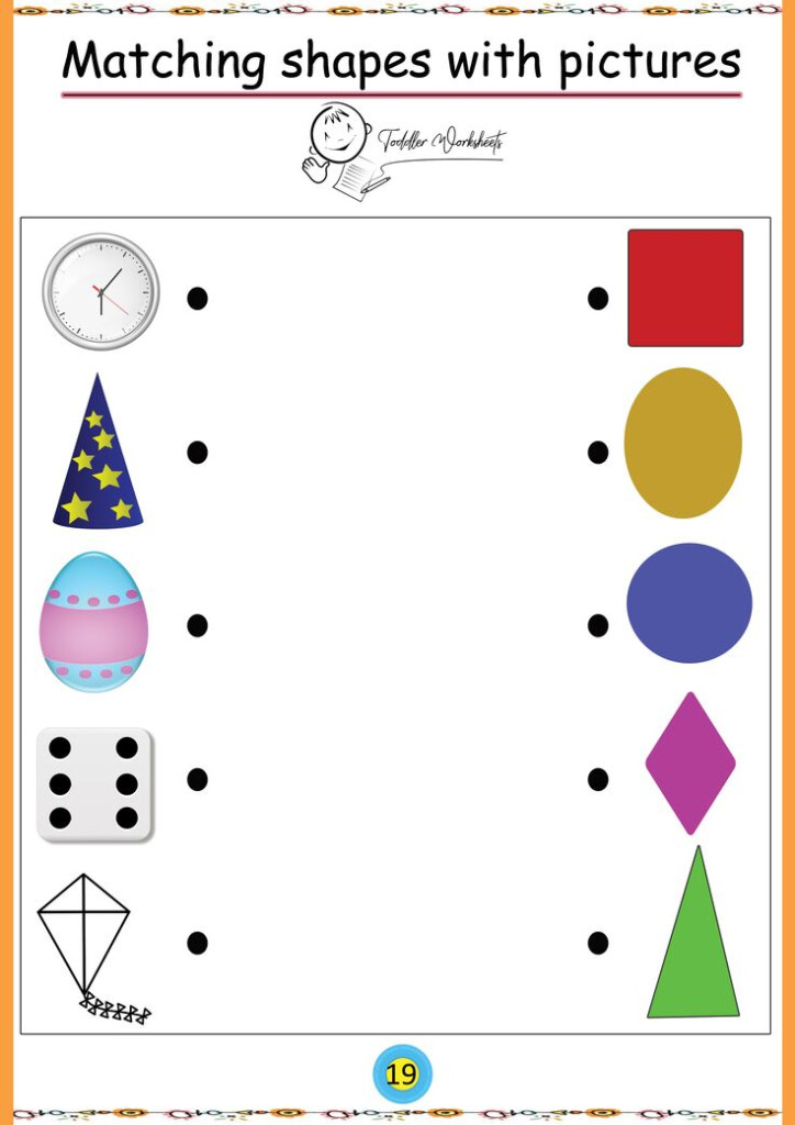 Free Preschool Shapes Worksheets Math Activities Preschool Shape 