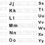 Free Printable For Tracing Letters Numbers Traceable Letters Numbers