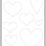 Heart Tracing Worksheets Valentine Crafts For Kids Valentine Theme