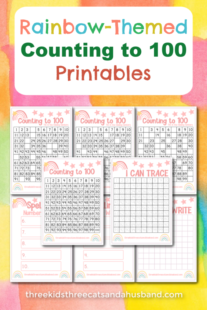 Kids Printables Activities At Home And School Rainbow Themed 