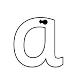 Large Alphabet Letters For Tracing SB606 SparkleBox Lettering