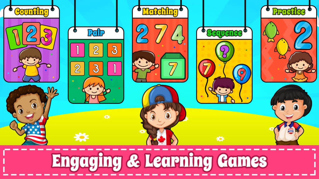 Learn Numbers 123 Kids Free Game Count Tracing For Android APK 