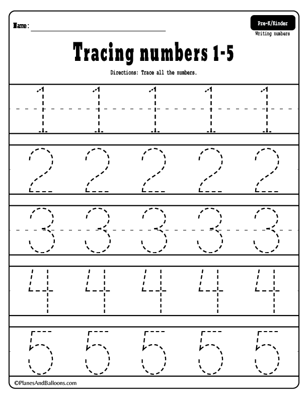 Learning Numbers Worksheets 99Worksheets