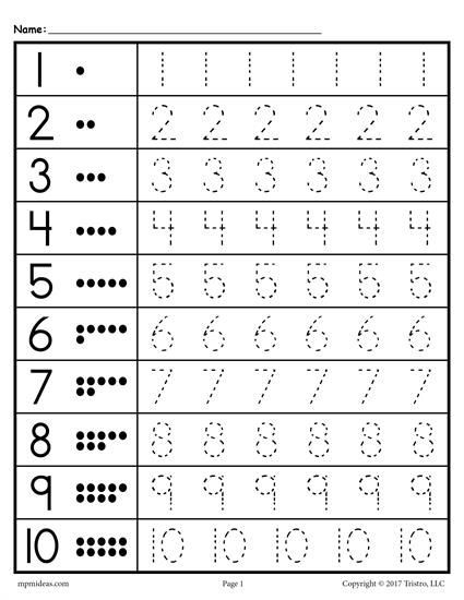 Learning Numbers Worksheets 99Worksheets