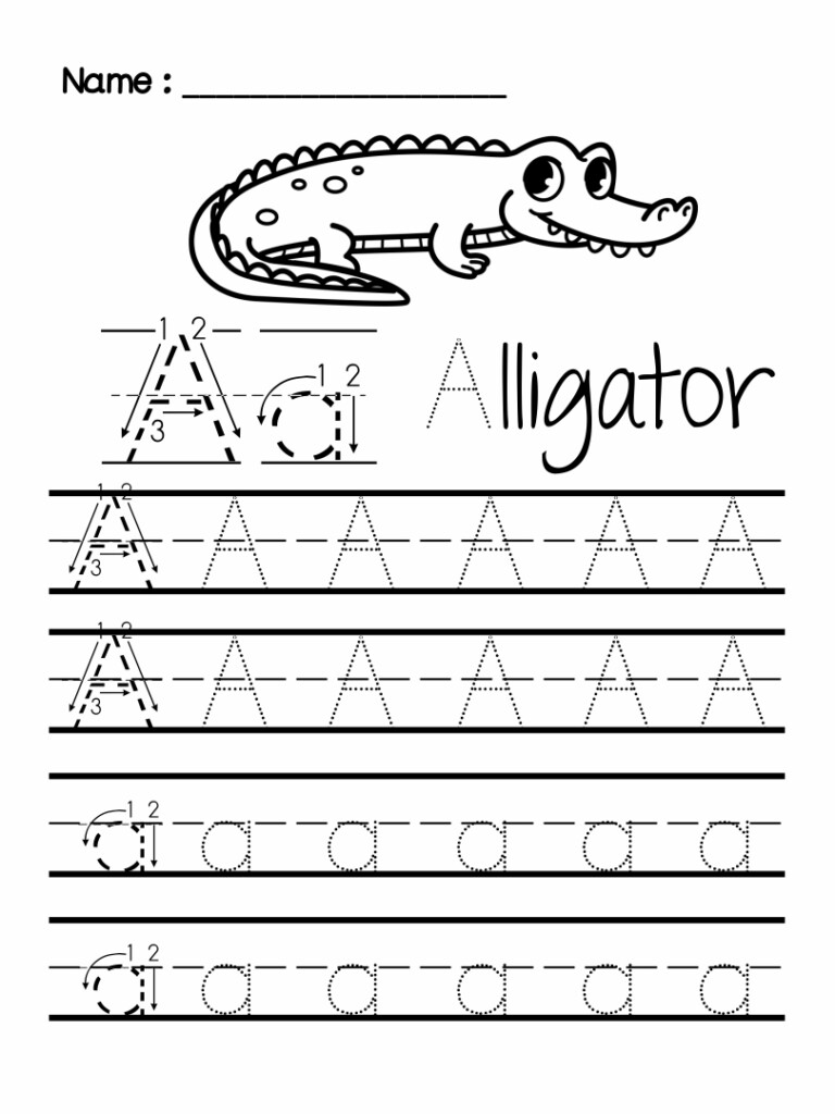 Letters Tracing Worksheets Free