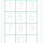Math Tracing Big Numbers 1 10 By Forever Young Tpt 1 10 Number