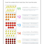 Name Trace Worksheet Number Trace The Numbers Worksheets Activity