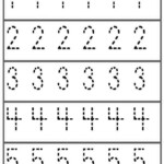 Number Tracing Playgroup Preschool Number Worksheets Numbers