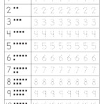 Number Tracing Worksheets 1 20 Pdf Printable Form Templates And Letter