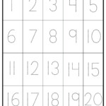 Number Tracing Worksheets For Preschool Printable Form Templates And