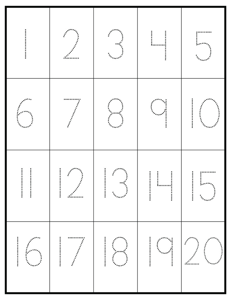 Number Tracing Worksheets For Preschool Printable Form Templates And 