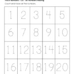 Number Tracing Worksheets Pdf Or Numbers 1 Printable Worksheets Free