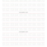 Numbers Tracing Worksheets Sixty One To Seventy Zero Se Ten Blog