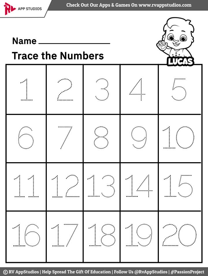 Pin On School 13 Best Images Of Counting Worksheets 1 20 Practice 