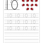 Pre K Worksheets Numbers 1 10 Numbersworksheetcom Tracing Number 1 10