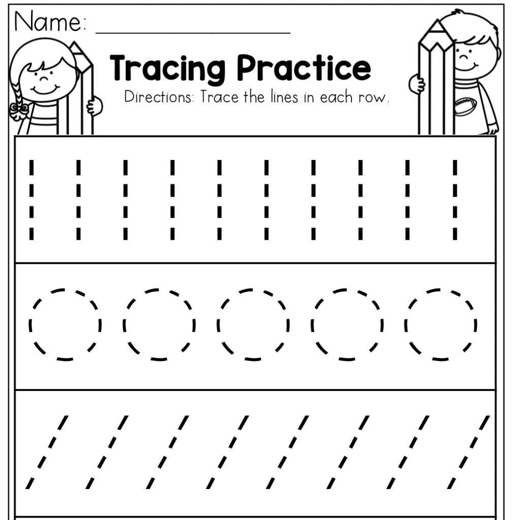 Preschool Tracing Worksheets Best Coloring Pages For Kids Preschool 