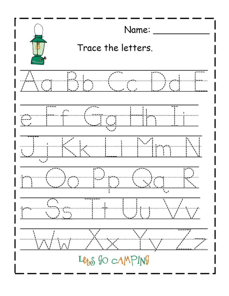 Preschool Vpk Worksheets Tracing Letters And Numbers Name Tracing 