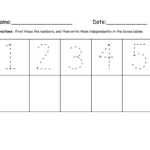 Printable Number Trace Worksheets Activity Shelter Writing Numbers