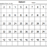 Trace Numbers 1 50 Worksheet 0 20 Number Trace Worksheet Pdf Printable