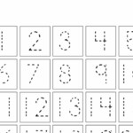 Tracing Font Numbers From 20 Printable Tracing Numbers