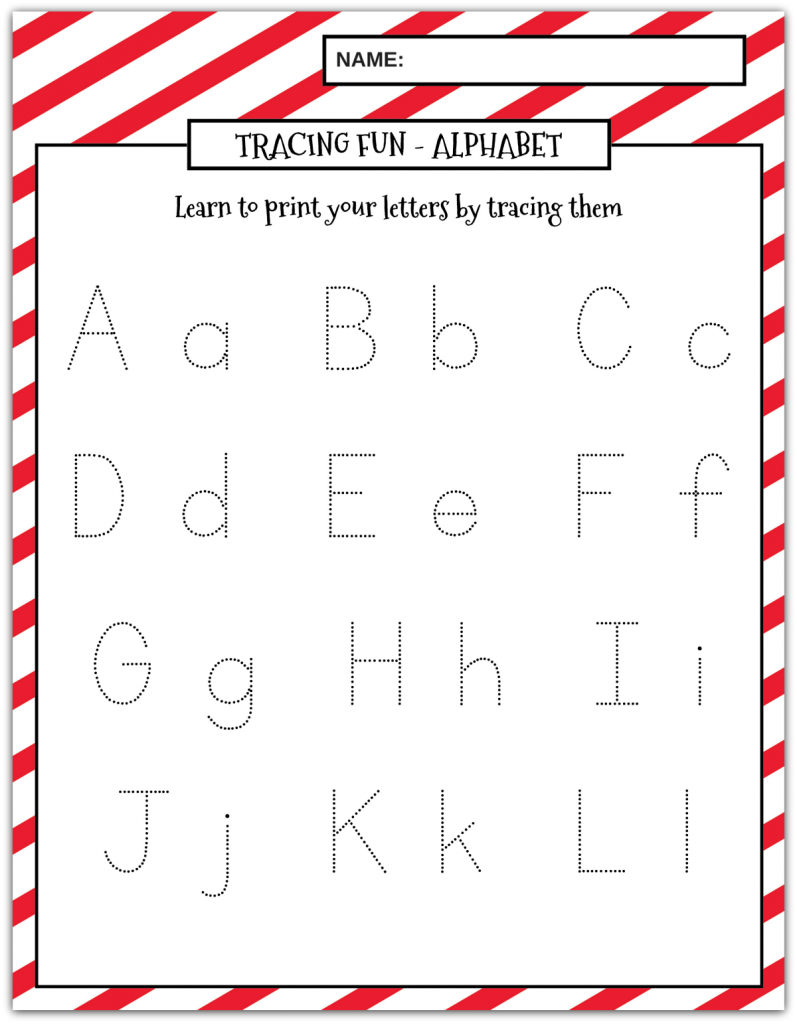 Tracing Fun Alphabet A L Extreme Couponing Mom
