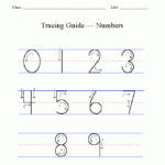 Tracing Guide Numbers