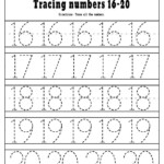 Tracing Numbers 1 20 Free Printable Printable Word Searches