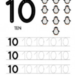 Tracing Numbers 10 Worksheets 99Worksheets