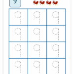 Tracing Numbers And Counting 9 Worksheets 99Worksheets