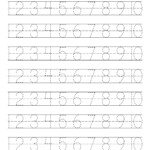 Tracing Numbers Worksheets Free Printable