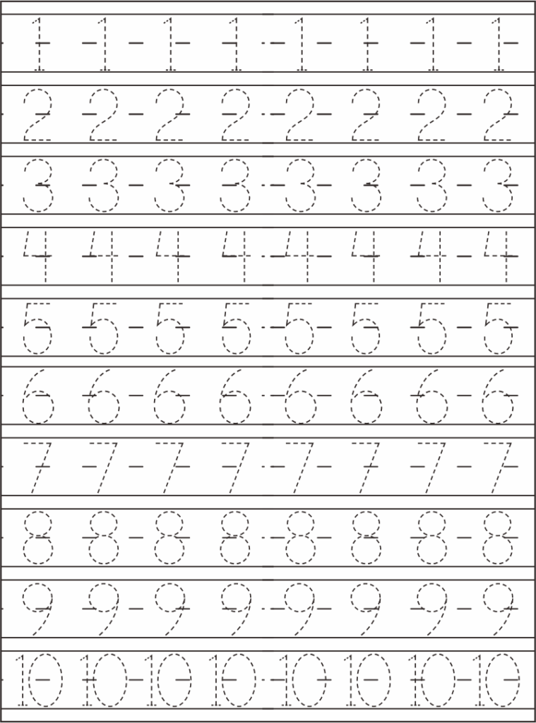 Tracing Worksheets 10 Downing Nyc