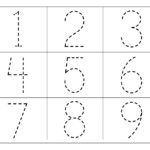 Worksheet Dotted Numbers Number Worksheets Tracing Worksheets